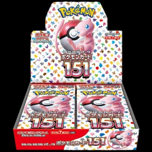 Pokemon 151 Japanese Booster Box – Nick Nacks 4 Nerds