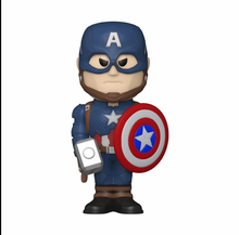 Load image into Gallery viewer, Avengers: Endgame Captain America Vinyl Funko Soda Figure - Entertainment Earth Exclusive