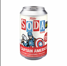 Load image into Gallery viewer, Avengers: Endgame Captain America Vinyl Funko Soda Figure - Entertainment Earth Exclusive
