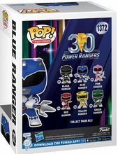 Load image into Gallery viewer, Mighty Morphin Power Rangers 30th Anniversary Blue Ranger Funko Pop! Vinyl Figure #1372
