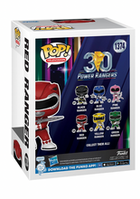 Load image into Gallery viewer, Mighty Morphin Power Rangers 30th Anniversary Red Ranger Funko Pop! Vinyl Figure #1374