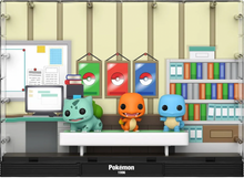 Load image into Gallery viewer, Pokémon Bulbasaur Charmander Squirtle Deluxe Funko Pop! Moment with Case #01