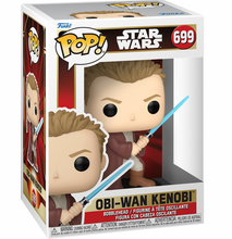 Load image into Gallery viewer, Star Wars: Episode I - The Phantom Menace Obi-Wan with Light Saber (Young) Funko Pop! Vinyl Figure #699