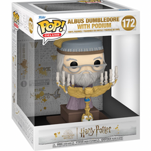 Load image into Gallery viewer, Harry Potter and the Prisoner of Azkaban Albus Dumbledore with Podium Deluxe Funko Pop! Vinyl Figure #172