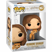 Load image into Gallery viewer, Harry Potter and the Prisoner of Azkaban Hermione Granger with Crookshanks Funko Pop! Vinyl Figure #167 and Buddy