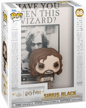 Load image into Gallery viewer, Harry Potter and the Prisoner of Azkaban Sirius Black Funko Pop! Cover Figure #08 with Case
