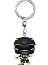 Load image into Gallery viewer, Mighty Morphin Power Rangers 30th Anniversary Black Ranger Funko Pocket Pop! Key Chain