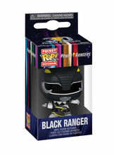Load image into Gallery viewer, Mighty Morphin Power Rangers 30th Anniversary Black Ranger Funko Pocket Pop! Key Chain