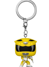 Load image into Gallery viewer, Mighty Morphin Power Rangers 30th Anniversary Yellow Ranger Funko Pocket Pop! Key Chain