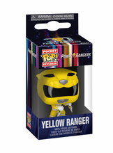Load image into Gallery viewer, Mighty Morphin Power Rangers 30th Anniversary Yellow Ranger Funko Pocket Pop! Key Chain