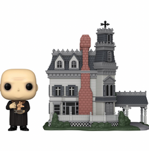 Load image into Gallery viewer, The Addams Family Uncle Fester & Addams Family Mansion Pop! Town #40