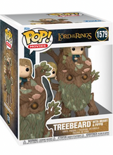 Load image into Gallery viewer, The Lord of the Rings Treebeard with Merrry and Pippin Super Funko Pop! Vinyl Figure #1579