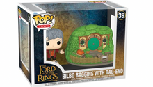 Load image into Gallery viewer, The Lord of the Rings Bilbo Baggins with Bag-End Pop! Town #39