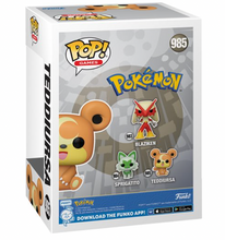 Load image into Gallery viewer, Pokémon Teddiursa Funko Pop! Vinyl Figure #985