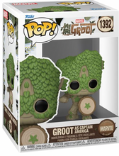 Load image into Gallery viewer, We Are Groot as Captain America Funko Pop! Vinyl Figure #1392