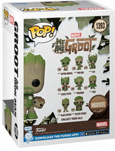 Load image into Gallery viewer, We Are Groot as Iron Man Funko Pop! Vinyl Figure #1393