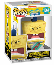 Load image into Gallery viewer, SpongeBob SquarePants 25th Anniversary Krusty Krab Pizza SpongeBob Funko Pop! Vinyl Figure #1667