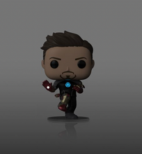 Load image into Gallery viewer, Iron Man 3 Tony Stark Suit-Up Glow-in-the-Dark Funko Pop! Vinyl Figure #1416 - Entertainment Earth Exclusive