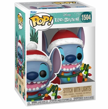 Load image into Gallery viewer, Lilo & Stitch Holiday Stitch with Lights Funko Pop! Vinyl Figure #1504