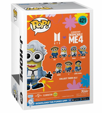 Load image into Gallery viewer, Despicable Me 4 Minion x BTS J-Hope Funko Pop! Vinyl Figure #421
