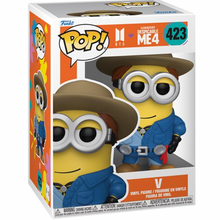 Load image into Gallery viewer, Despicable Me 4 Minion x BTS V Funko Pop! Vinyl Figure #423