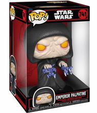 Load image into Gallery viewer, Star Wars Dark Side Emperor Palpatine Jumbo Pop! Vinyl Figure #741