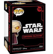 Load image into Gallery viewer, Star Wars Dark Side Emperor Palpatine Funko Pop! Vinyl Figure #738