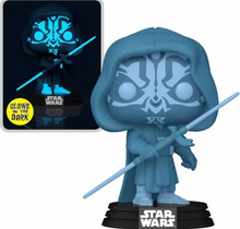 Load image into Gallery viewer, Star Wars Hologram Darth Maul Glow-in-the-Dark Funko Pop! Vinyl Figure #740 - Specialty Series