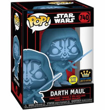 Load image into Gallery viewer, Star Wars Hologram Darth Maul Glow-in-the-Dark Funko Pop! Vinyl Figure #740 - Specialty Series