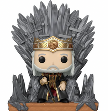 Load image into Gallery viewer, House of the Dragon Viserys on the Iron Throne Deluxe Funko Pop! Vinyl Figure #12
