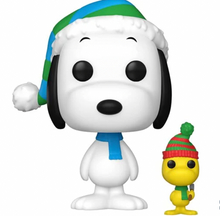 Load image into Gallery viewer, A Charlie Brown Christmas Snoopy Funko Pop! Vinyl Figure #1628 and Woodstock Buddy