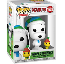 Load image into Gallery viewer, A Charlie Brown Christmas Snoopy Funko Pop! Vinyl Figure #1628 and Woodstock Buddy