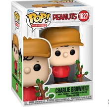 Load image into Gallery viewer, A Charlie Brown Christmas Charlie Brown with Tree Funko Pop! Vinyl Figure #1627 and Buddy