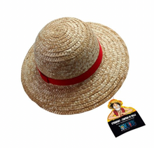 Load image into Gallery viewer, One Piece Luffy Straw Adult Size Hat