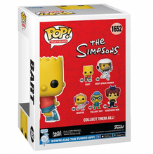 Load image into Gallery viewer, The Simpsons Bart Simpson with Skateboard Funko Pop! Vinyl Figure #1652