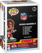 Load image into Gallery viewer, NFL Kansas City Chiefs Patrick Mahomes II (2023) Funko Pop! Vinyl Figure #251