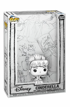 Load image into Gallery viewer, Disney Sketched Cinderella Funko Pop! Cover Art Figure #1523 with Case