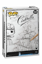 Load image into Gallery viewer, Disney Sketched Cinderella Funko Pop! Cover Art Figure #1523 with Case