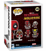 Load image into Gallery viewer, Deadpool & Wolverine Deadpool with Headpool Funko Pop! Vinyl Figure #1400 and Buddy