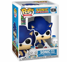 Load image into Gallery viewer, Sonic The Hedgehog Funko Pop! Vinyl Figure with Chao Buddy #1036