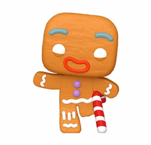 Load image into Gallery viewer, Shrek DreamWorks 30th Anniversary Gingy with Candy Cane Funko Pop! Vinyl Figure #1597