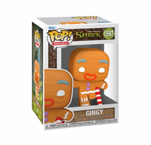 Load image into Gallery viewer, Shrek DreamWorks 30th Anniversary Gingy with Candy Cane Funko Pop! Vinyl Figure #1597