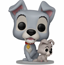 Load image into Gallery viewer, Lady and the Tramp 70th Anniversary Tramp with Puppy Funko Pop! Vinyl Figure #1554