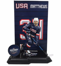Load image into Gallery viewer, NHL 4 Nations Face-Off Auston Matthews Team USA 7-Inch Scale Posed Figure