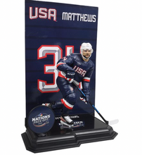 Load image into Gallery viewer, NHL 4 Nations Face-Off Auston Matthews Team USA 7-Inch Scale Posed Figure