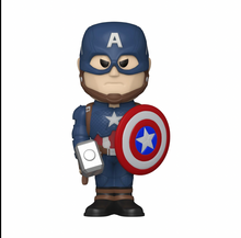 Load image into Gallery viewer, Avengers: Endgame Captain America Vinyl Funko Soda Figure - Entertainment Earth Exclusive
