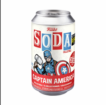 Load image into Gallery viewer, Avengers: Endgame Captain America Vinyl Funko Soda Figure - Entertainment Earth Exclusive
