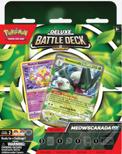 Load image into Gallery viewer, Pokemon Deluxe Battle Decks: Meowscarada/Quaquaval
