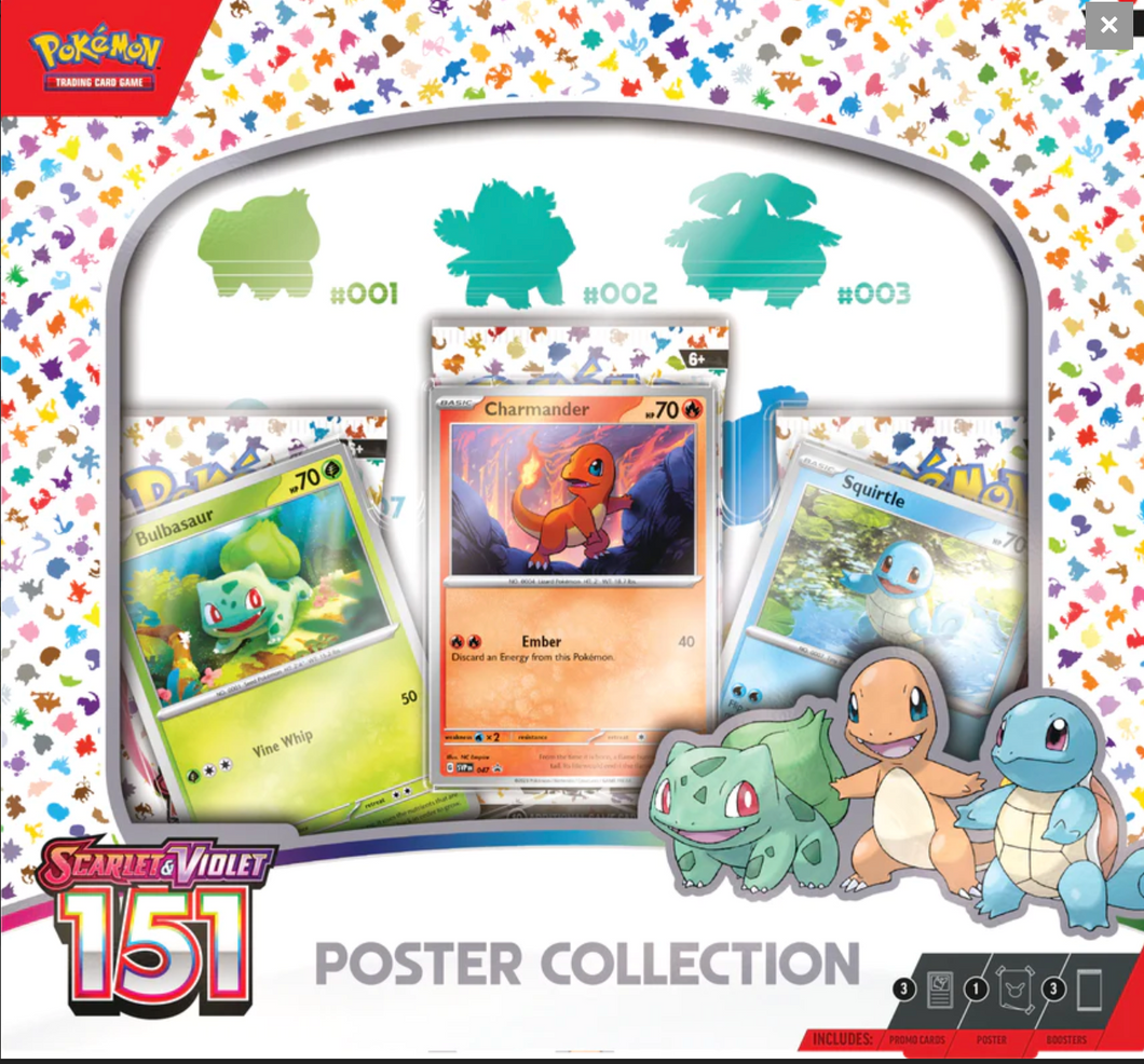 Pokemon 151 Poster Collection