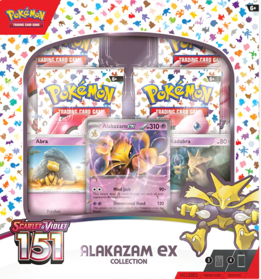 Pokemon 151 Alakazam EX Collection